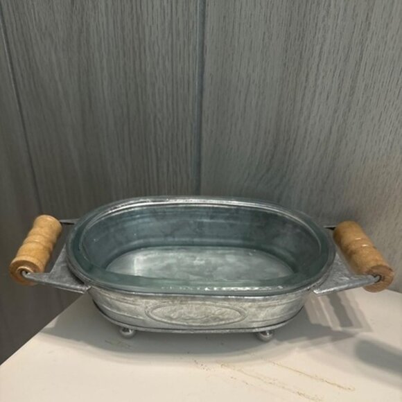 NEW  Galvanized Farmhouse Soap Dish for Bathroom - Picture 4 of 8